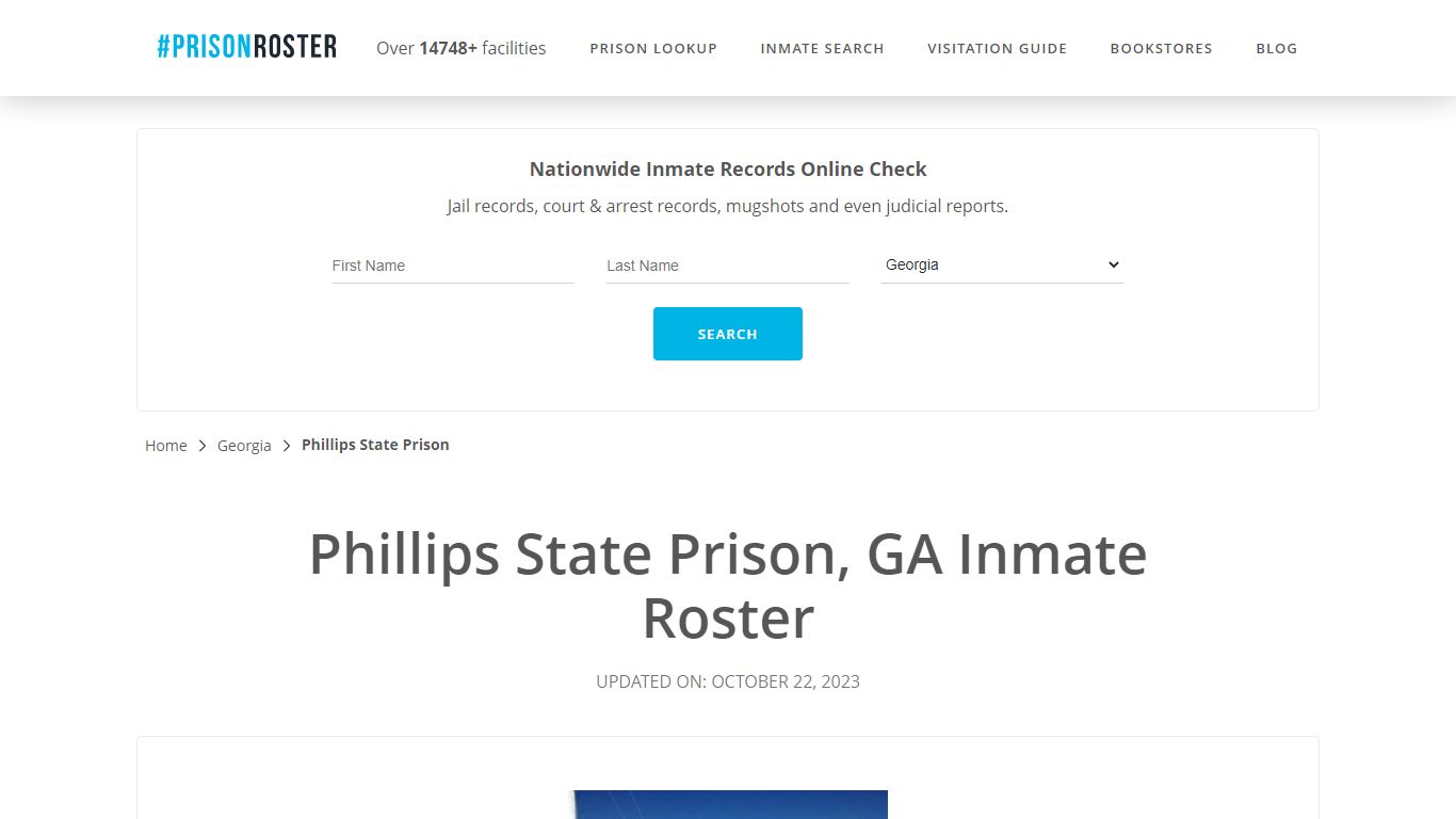 Phillips State Prison, GA Inmate Roster - Prisonroster